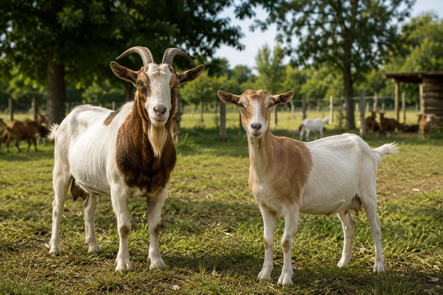 GOAT IN THE FARM