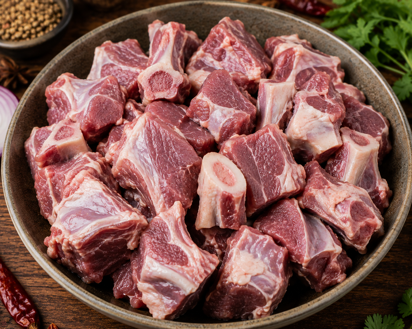 Goat curry cut 500g